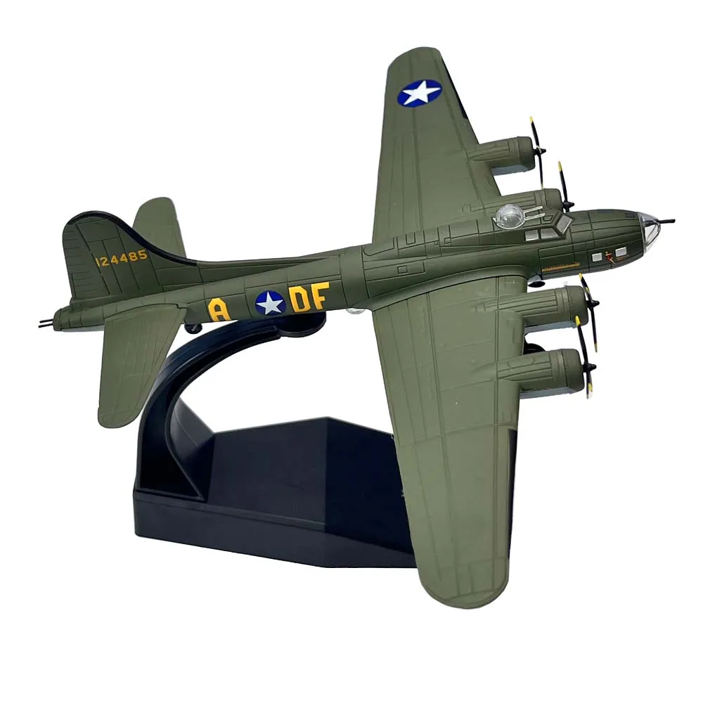 1/144 Scale WWII US B17 B-17 Flying Fortress Heavy Bomber Metal Military Airplane Plane Toy Model Collection Gift