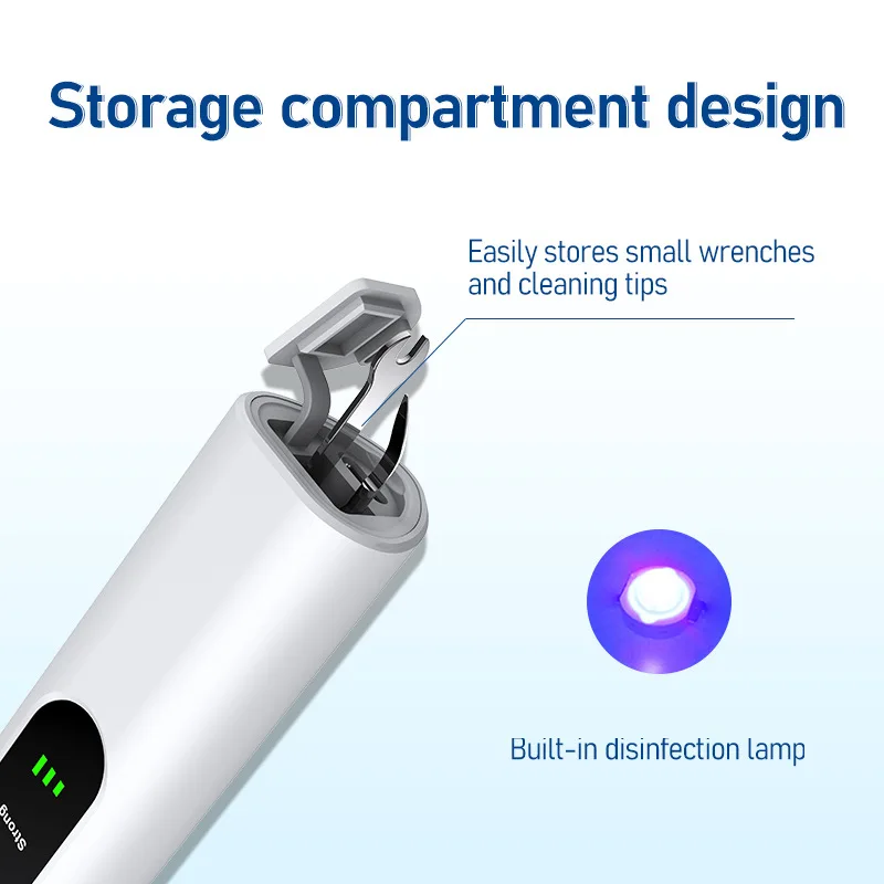 Visual Ultrasonic Scaler Dental Calculus Remover Teeth Plaque Scaler Stain Clean Electric Tooth Stone Removal Tartar Eliminator