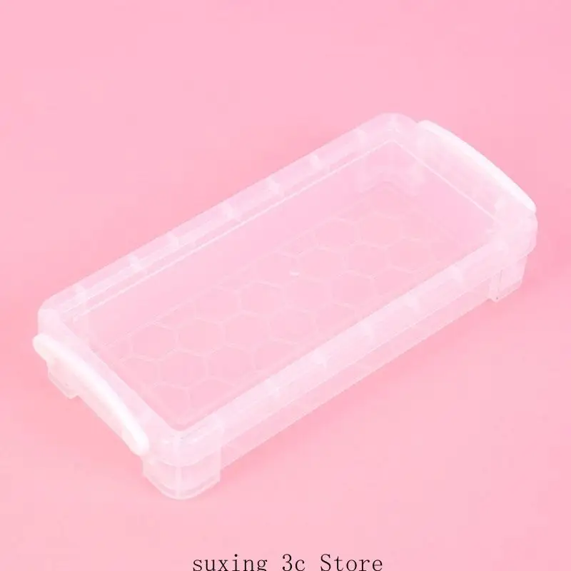 E8Be Multifunktionsstiftfall Fall Hochkapazität Stifthülle wasserfeste klare Stiftbox