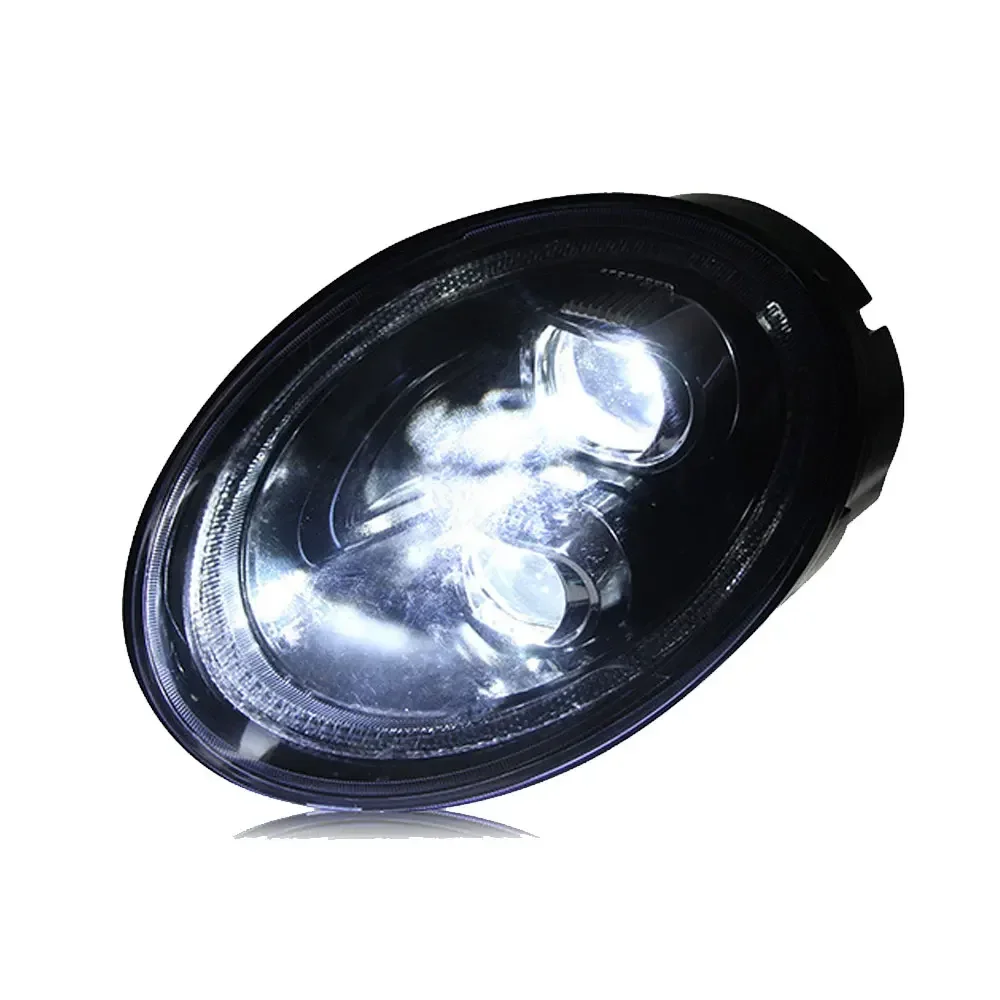 اكسسوارات السيارات لشركة فولكس فاجن بيتل 2006-2012 المصابيح الأمامية جميع LED المصباح DRL رئيس مصباح مع إشارة دوران متتابعة إضاءة السيارات