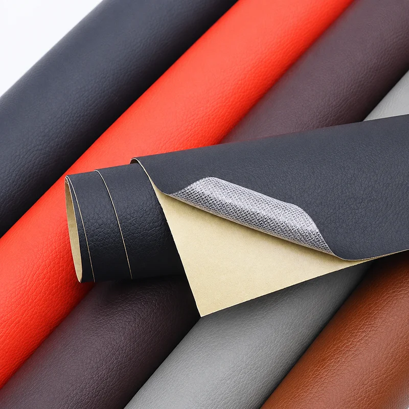 50*138cm Pu Synthetic Leather Self-adhesive Fabric Sewing Furniture Sofa Car Seats Chairs Bag Couch Scratch Waterproof Sticker
