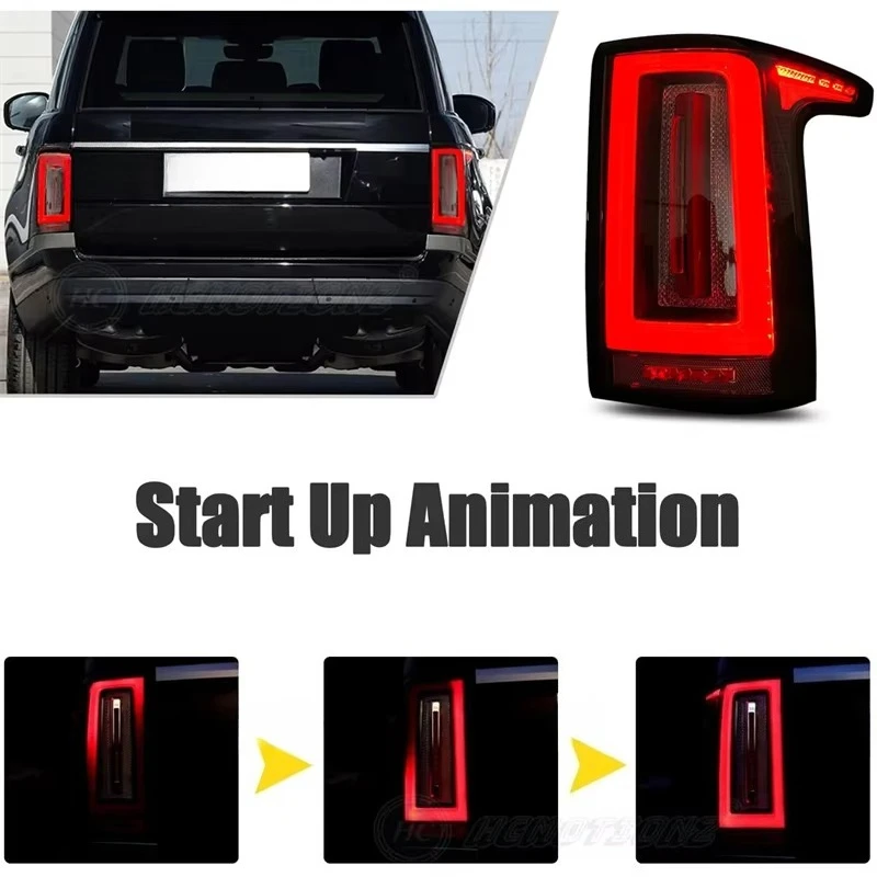 

Для Land Rover Range Rover Vogue L405 2013-2021 2022 Светодиодный задний фонарь Задний стоп-сигнал в сборе LR098353 LR098346