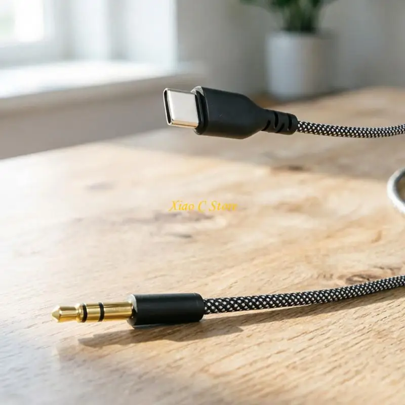 Cable repuesto para auriculares Y1AE USB C a 3,5 mm con chip digital para WH 1000XM5/4/3