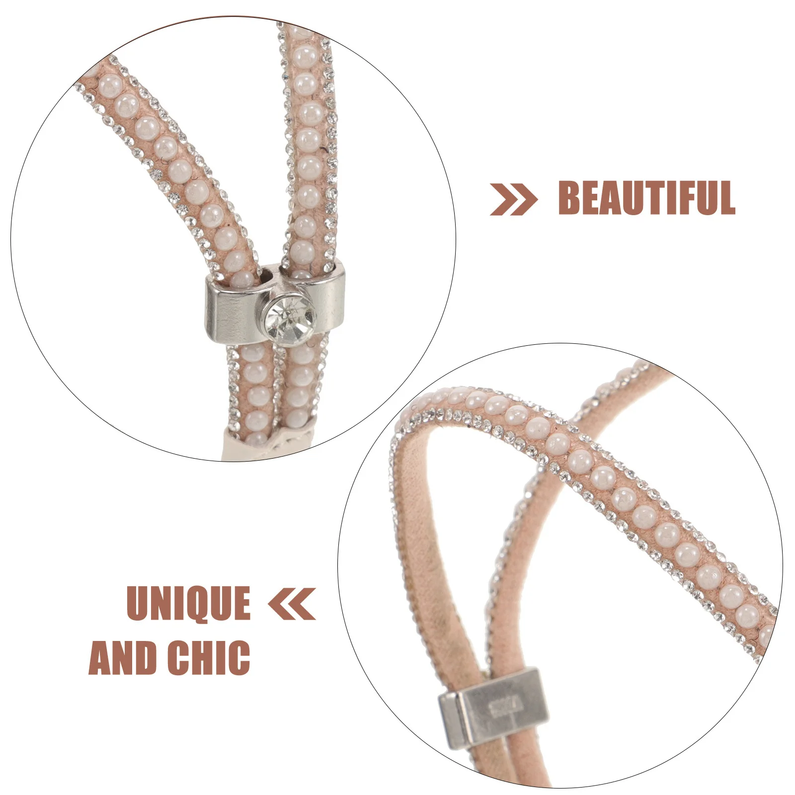

1Pair Detachable Shoe Straps for High Heels Anti Slip Fashionable Elegant Keeps Heels in Place Heel Shoe Straps