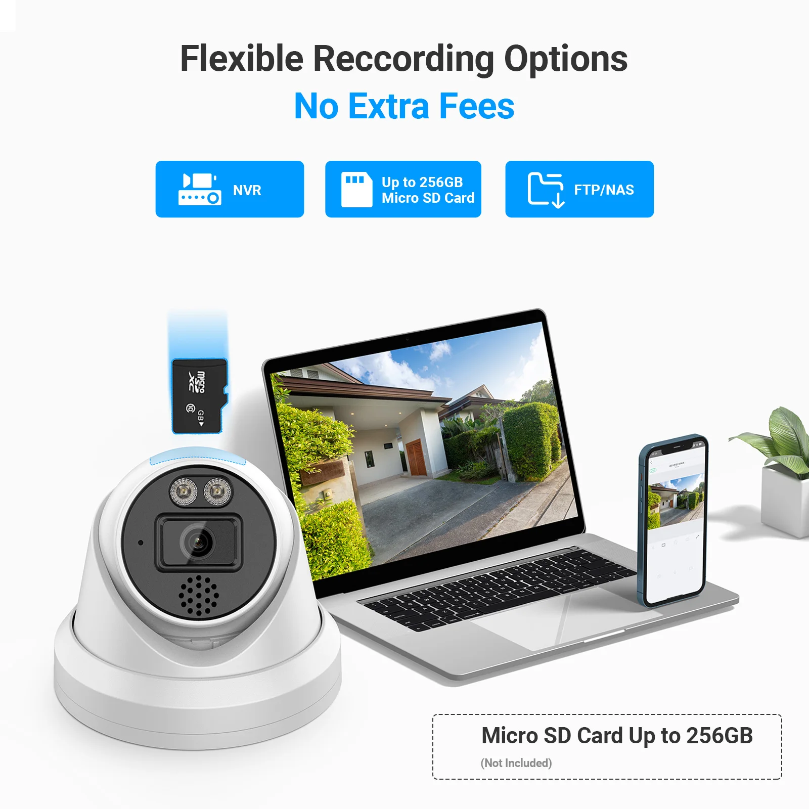 Hikvision Compatible 4K 6MP PoE Color Night Security Camera Human Vehicle Detection Built-in Mic HIK Protocol Video Surveillance