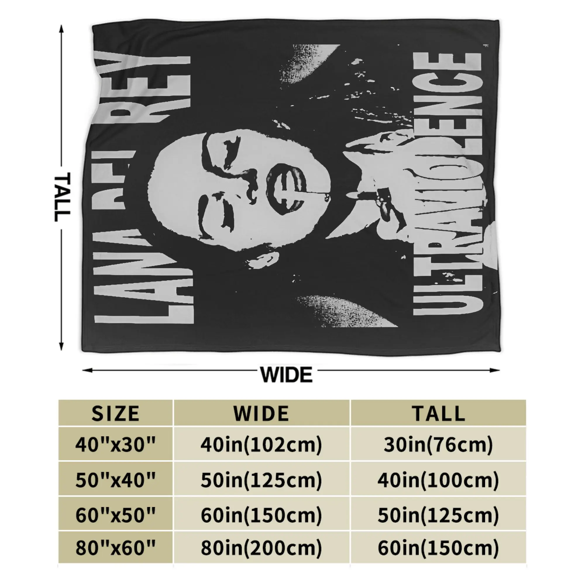 لانا ديل ري بطانيات المغني ألبوم الموسيقى Ldr الإبحار الفانيلا رمي البطانيات الفراش الأريكة المحمولة رقيقة المفرش متعددة الوظائف #6
