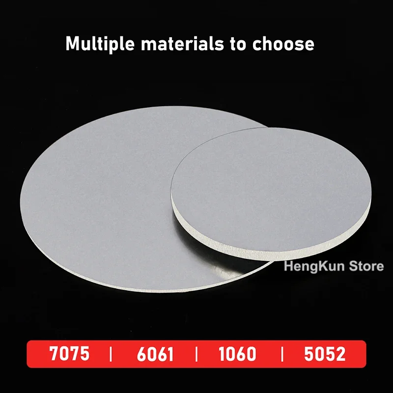 

5052 Aluminum Alloy Circular Plate Aluminum disc, With a Diameter of 50 60 80 100 120 150 200 300mm And a Thickness of 0.5-6.0mm