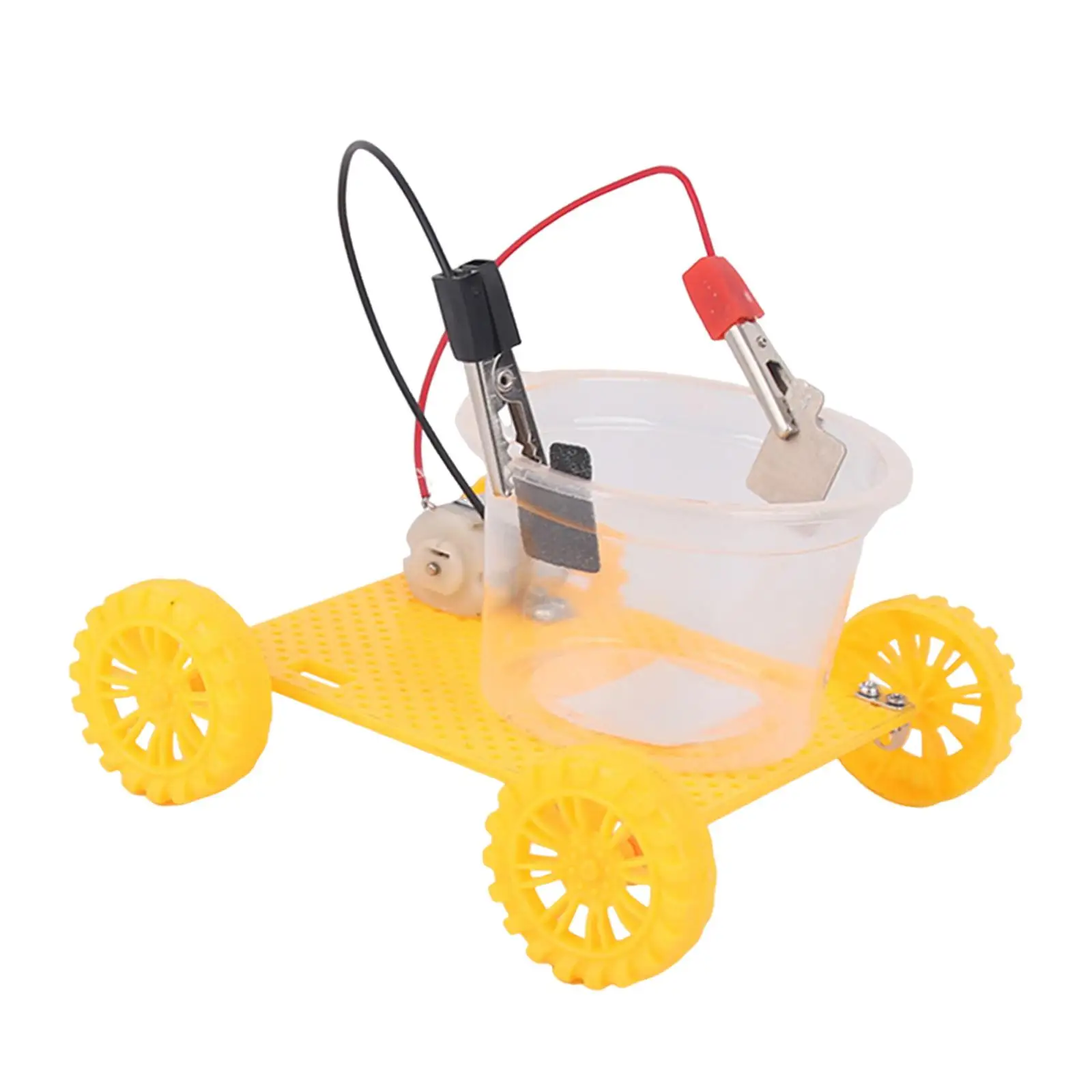 

Salt Water Power Car Science Toy Kit Handmade Teaching Aids Experiment Toy for Ages 6+ Year Old Student Boys and Girls Gift