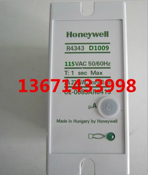 R4343D1009 Flame Monitor Honeywell Flame Ion Detection Monitor