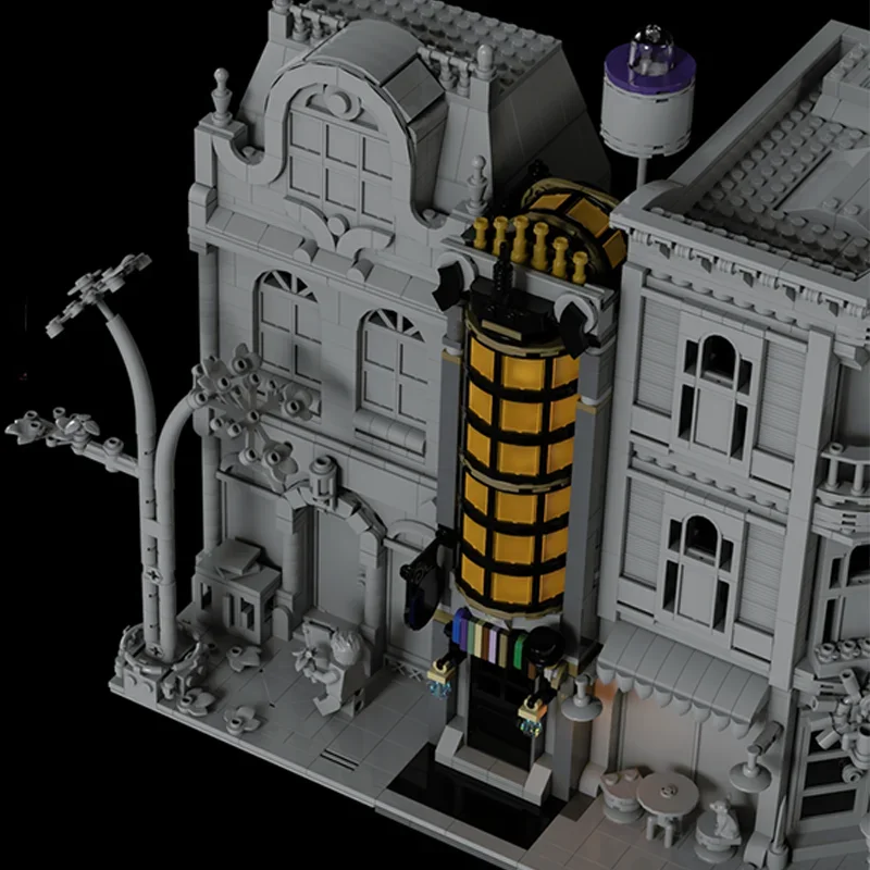 578ピース MOC アンティークショップ モジュール式 8スタッド幅 モデルビルディング クリスマスギフト ブロック 組み立て DIY おもちゃ アイデアブリック 子供の誕生日プレゼント