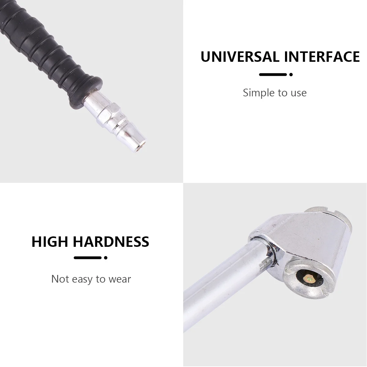 

1Pcs Professional Tire Air Input Connector Durable Car Bike Motorcycle Inflation Head Portable Tool Air Input Connector