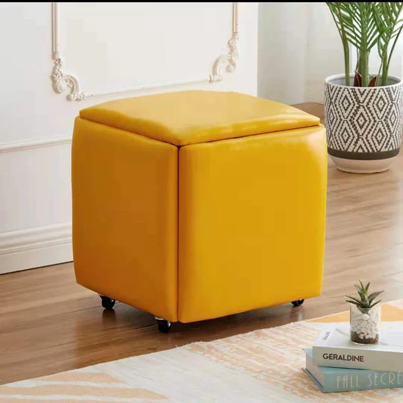 Furniture For Home Folding Chair Rubik's Cube Stool Can Be Stacked Step Stool Sofa Low Stool Chairs For Kitchen Room Ottoman