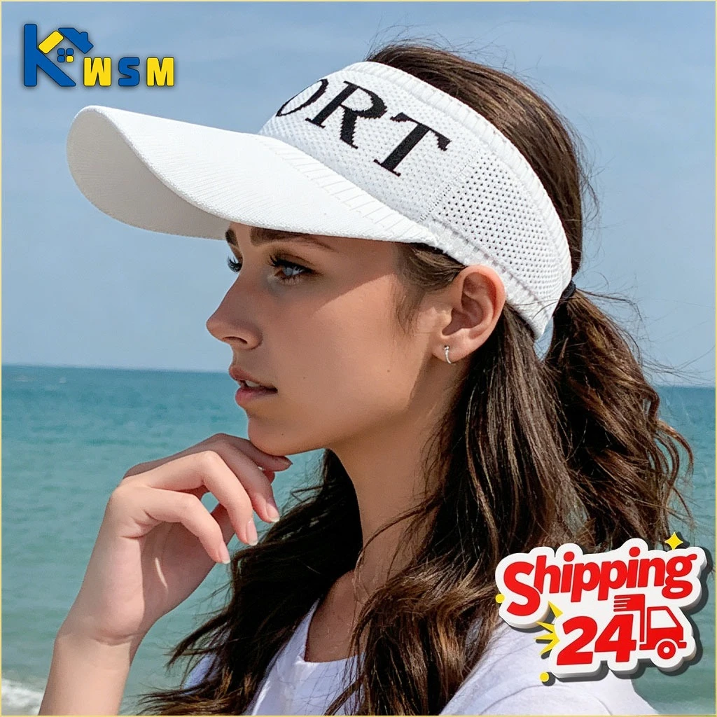 

1-5PCS Women‘s Sun Visor Hat UPF Breathable Quick Dry Baseball Cap Style for Outdoor Sports Hiking Running Spring Summer Travel