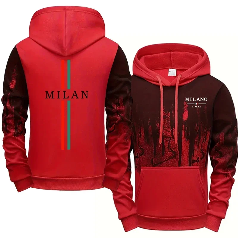 Autumn Winter Tracksuit Italy Fashion Hooded Sweatshirt Sweatpants 2026 Hot Sale Men's Set Casual Sporty Hoodies Jogger Pants - view 5