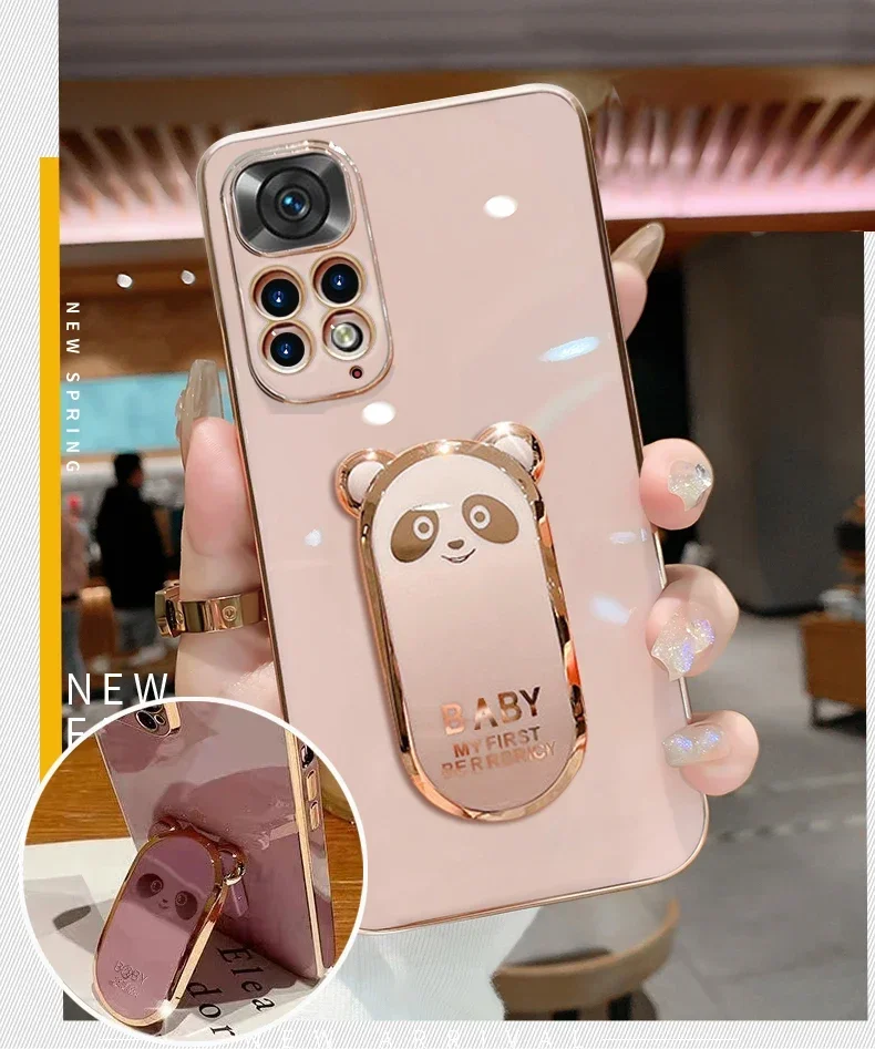 For Funda Xiaomi Redmi Note 13 12 11 10 9 Pro Plus Max 9S 10S 11S 10 9 13C Redmi13C 4G 5G Global Case Luxury Holder Phone Cover