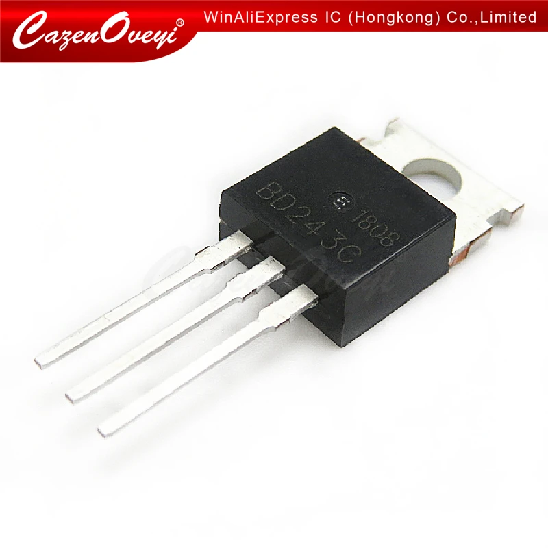 10pcs/lot BD243C BD243 100V 6A Bipolar Transistors - BJT NPN General Purpose new original In Stock