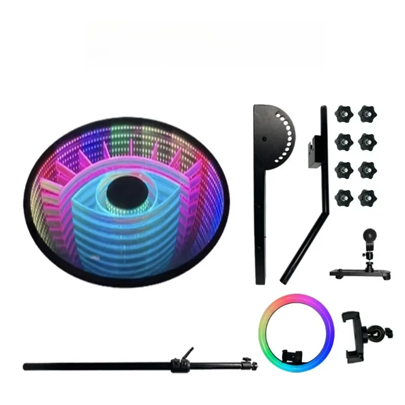 

360-Degree ring photo booth, surround shooting rotating table