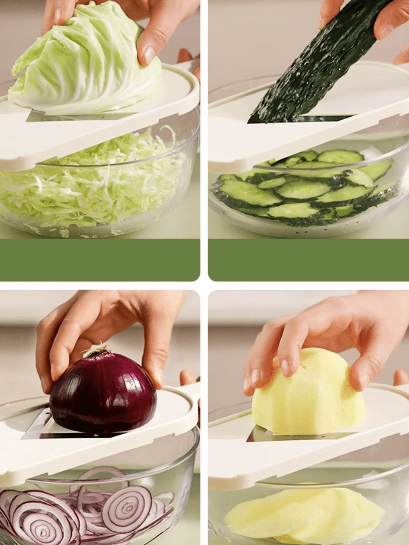 1pc Vegetable Salad Slicer Grater Shredder For Cabbage Lettuce Purple Cabbage Cucumber Bok Choy, Multi-Function Cabbage Slicer