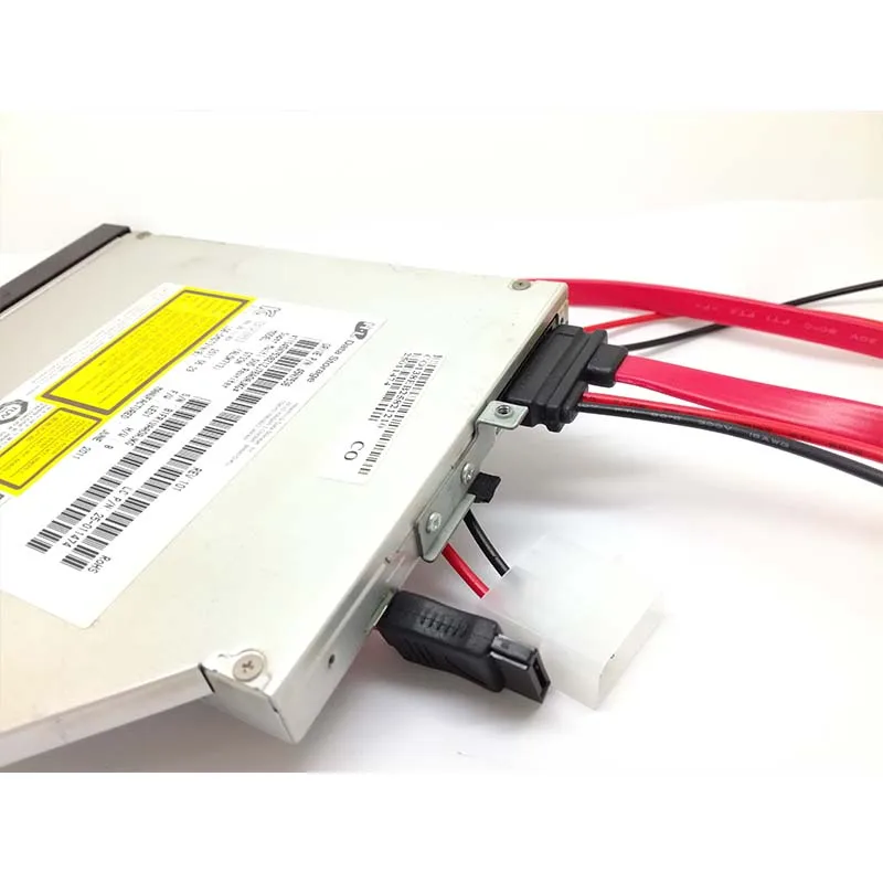 7+6 Pin Slimline SATA Cable for Slim Latop SATA DVD CD-RW Drive Power Cable PC