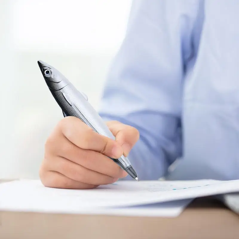 Creative Fish Pen Ballpoint Pen Marine Animal Pen Cute Fish Gift Pen Suitable For School Student Office Ballpoint Pen