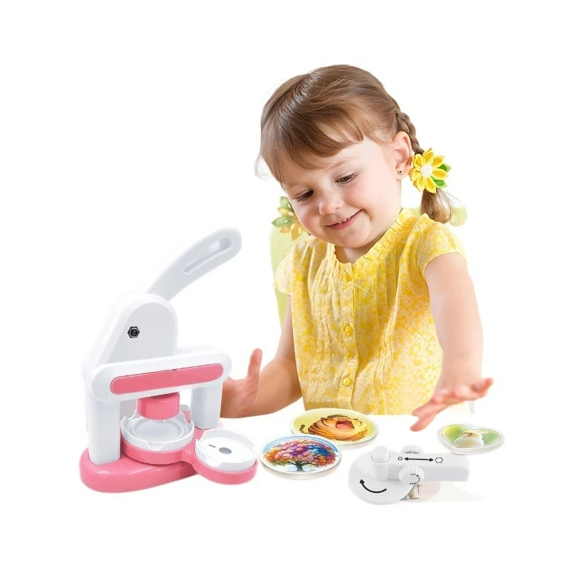 

Badge homemade machine, children's badge machine, refrigerator badge machine