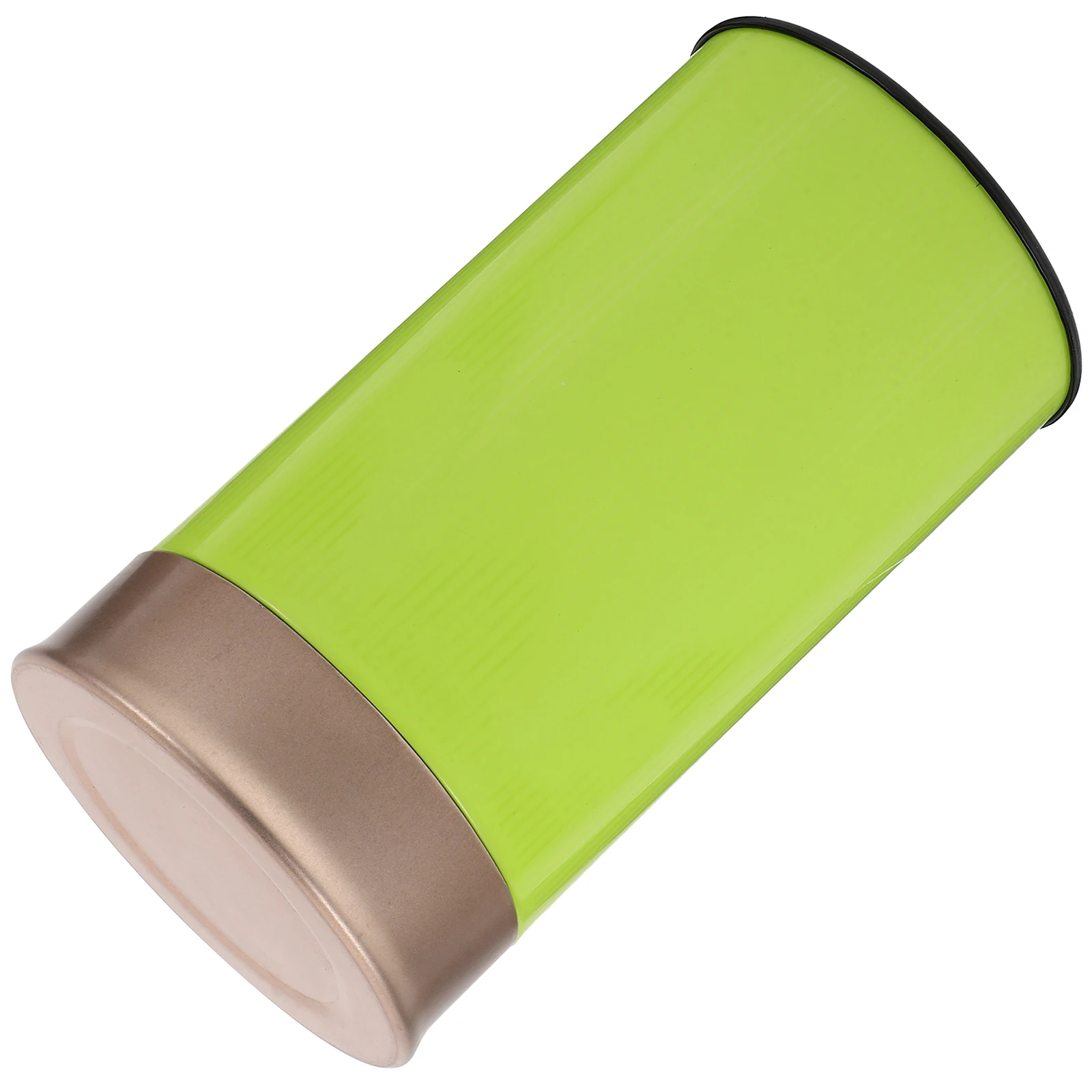 

Airtight Tinplate Box for Tea Storage 85mm High Green Single Can Sealed Metal Container for Coffee Beans Loose Leaf