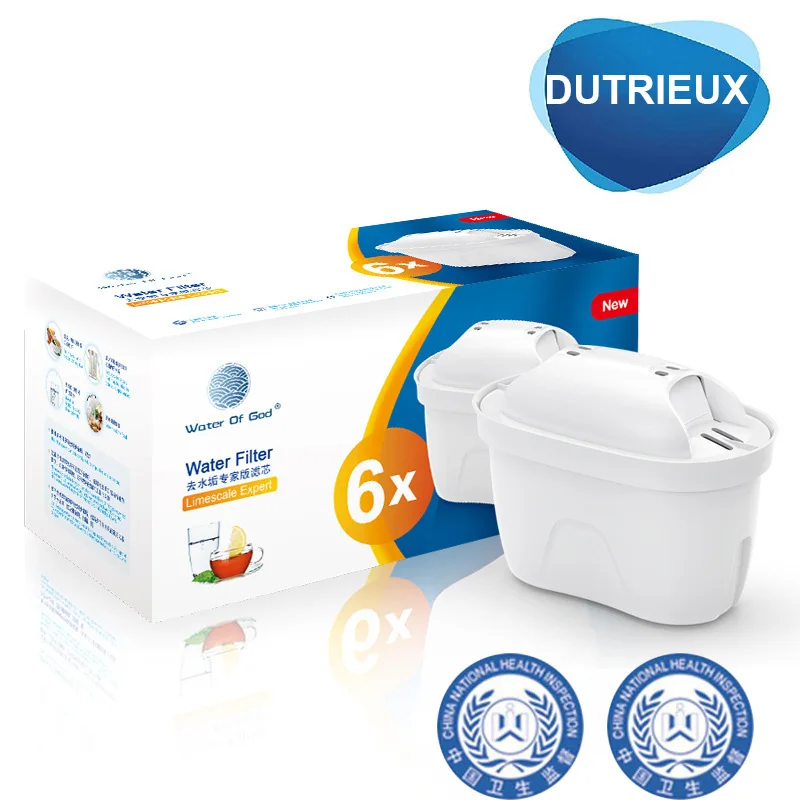 Nuevo Cartucho de filtros de agua para Brita Maxtra, repuesto reductor de cartuchos de filtro de cloro y calcário para cocina, 2/6 Uds.