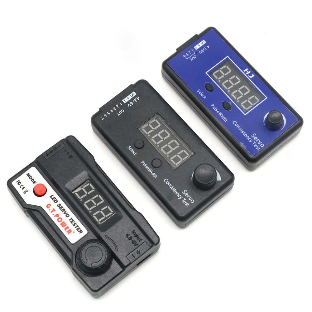 Digital Servo Tester /ESC Consistency Speed Controler Tester Steering Gear Measurement for RC Helicopter Airplane Car Tool