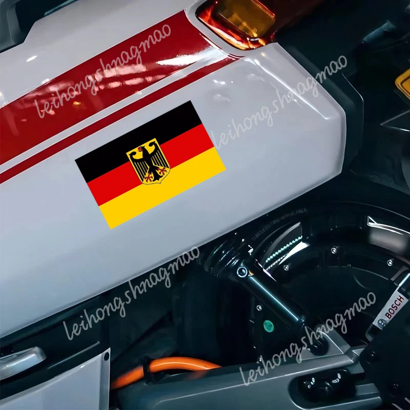 العلم الألماني شعار الذراع النسر ملصقات السيارات الكمبيوتر المحمول شخصية تعديل سيارة مقاوم للماء تغطية الخدش ملصقات الفينيل #2
