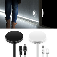 PIR Motion Sensor LED Light Switch Penetrating Wood 20mm Human Body Inductive for Corridor Stair Cabinet Closet Night Lamp