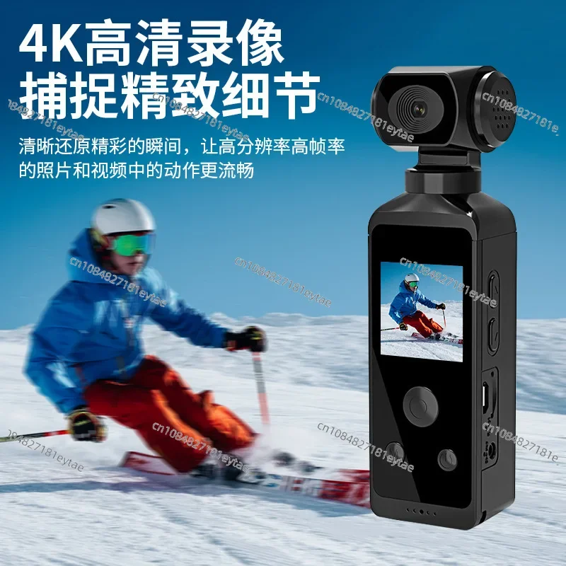 Cross-border new 4K sports pocket camera 270 degrees rotation creative handheld camera outdoor sports camera