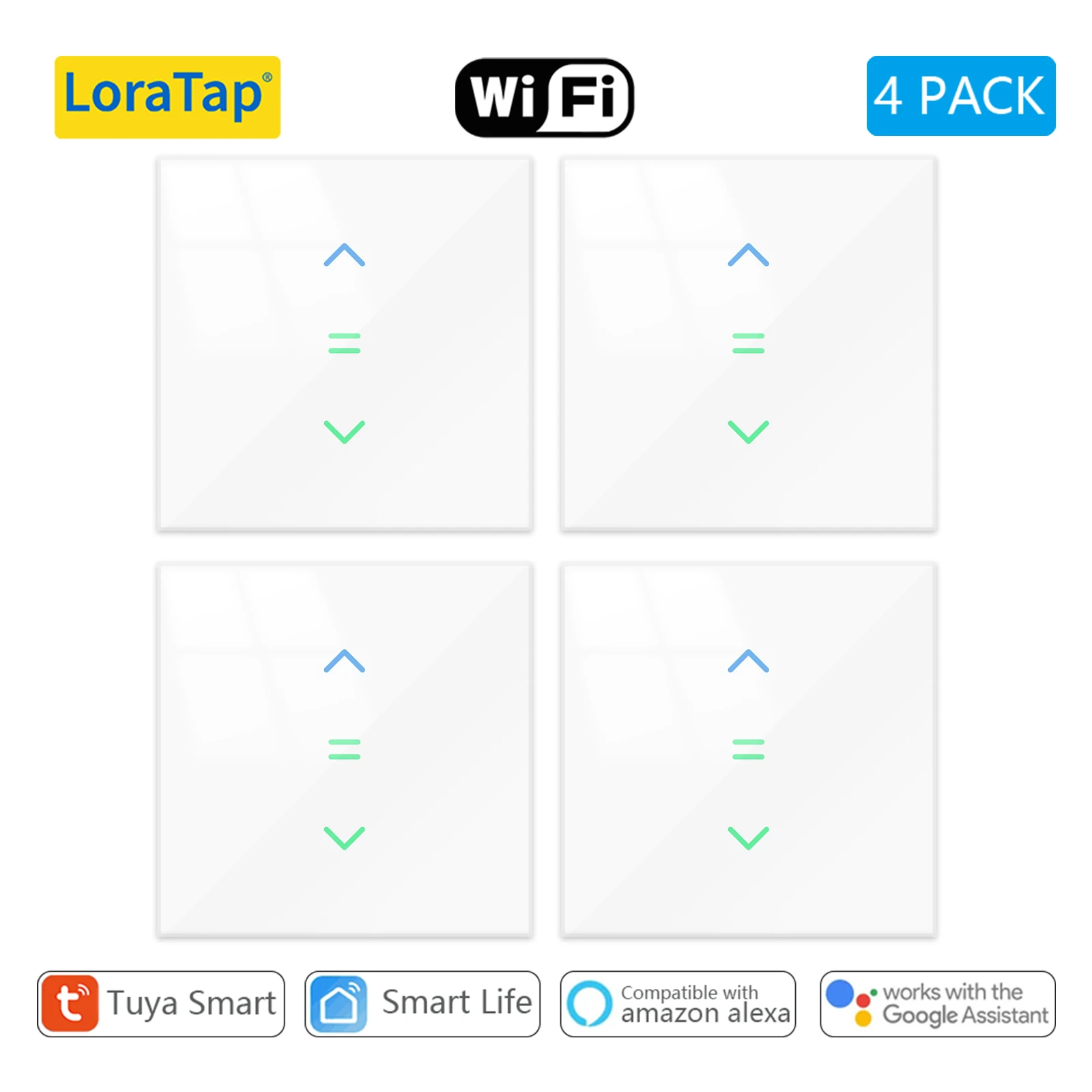 4 PACK White
