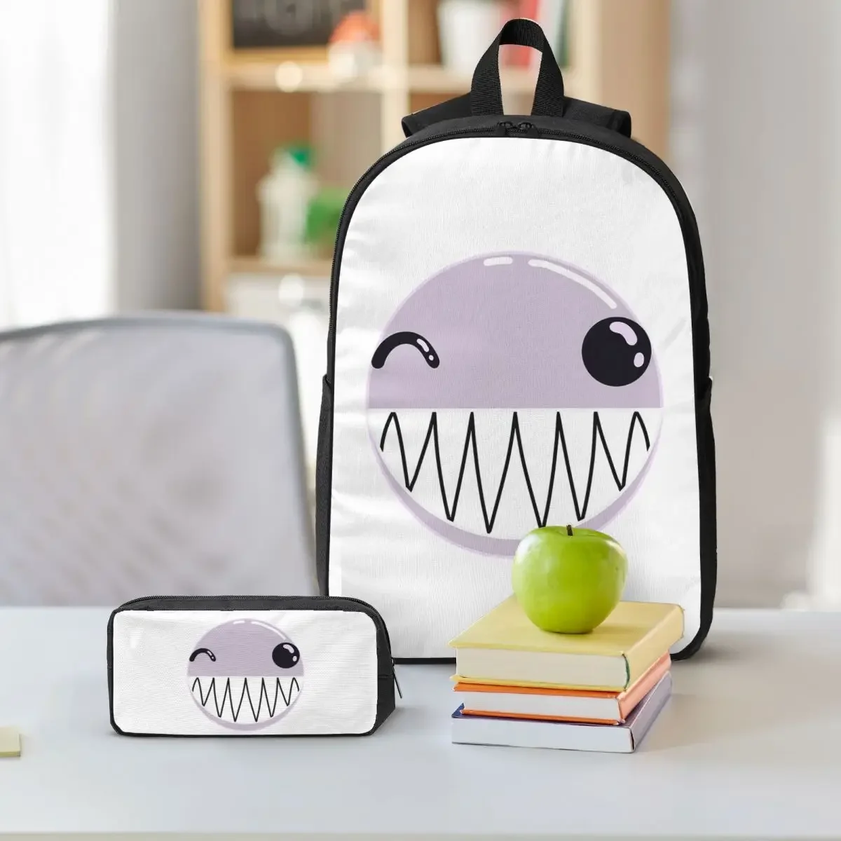 Bubble (The Amazing Digital Circus) Backpack Boys Girls BookBag School Bag Shoulder Bags 3ps Insulated Lunch Bag Pencil Case