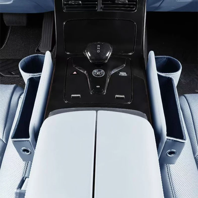 ل BYD النورس دولفين ميني 2023 2024 مقعد السيارة الفجوة صندوق تخزين متعدد الألوان مع حامل الكأس حامل البطاقة الديكور الداخلي #5