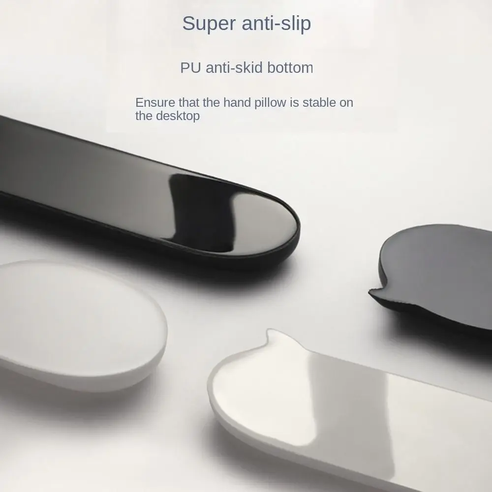 Silicone Wrist Support Mouse Pad Comfortable Soft Keyboard Pad Non-Slip PU Base Creativity Cute Wristband Mouse Mat Student