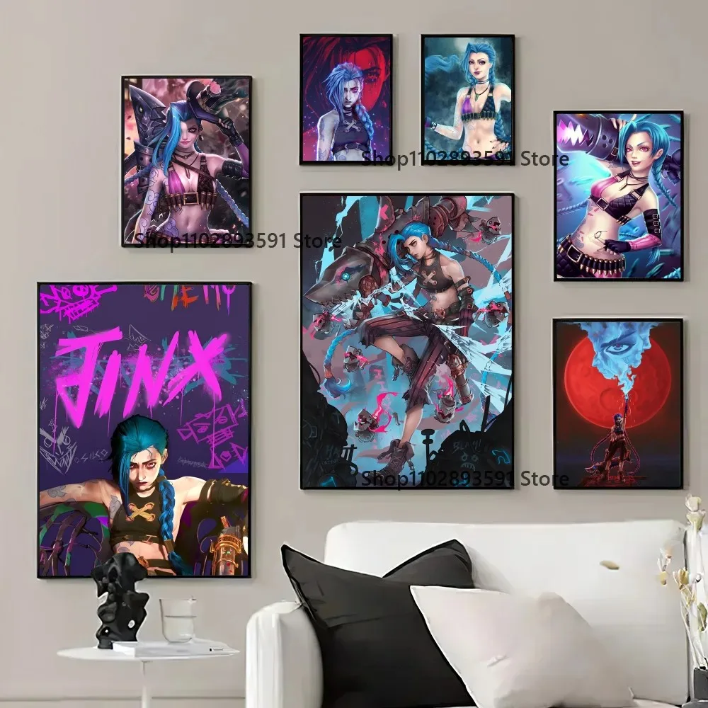 ملصق جينكس المجنون على عصبة من الاساطير ، ورق مطبوع ، رسم فني ، ديكور للمنزل ، غرفة النوم ، المدخل ، البار ، المقهى ، اللعبة ، 1 *