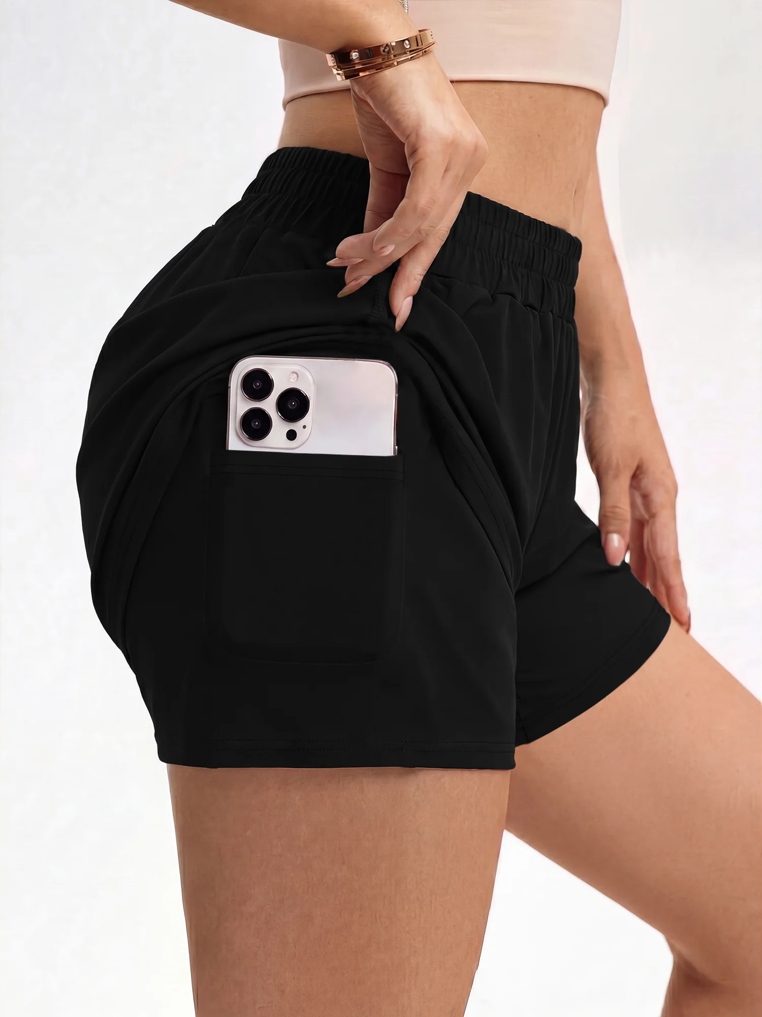 Weekend Getaway Relax Shorts, Practical Storage Pocket for Mini Vacations and Daily Casual Activities
