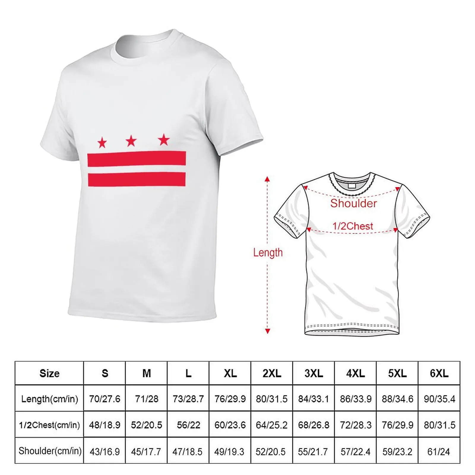 WASHINGTON D.C T-Shirt man t shirt designer man t shirts high quality luxury brand man t shirts for men casual T-shirt