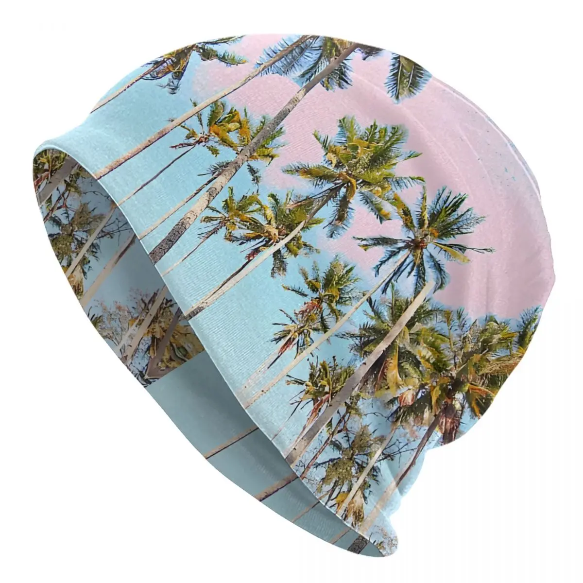 Coconut Palms Redbubble Decor Buyart Men Women Thin Beanies Cycling Ski Cap Double Layer Fabric Bonnet Hat