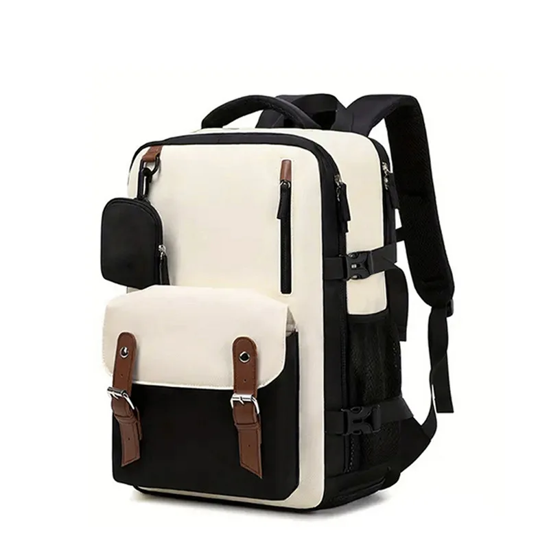 Zaino casual unisex, zaino per studenti separato asciutto e bagnato di grande capacità, borsa per laptop da viaggio a breve distanza bolsas de viaje zaino