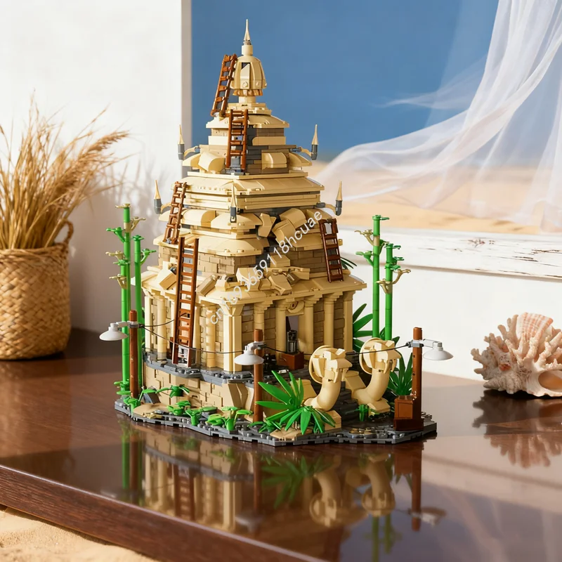 

1819 шт. MOC Храм Запретный Глаз Приключения Модель Строительные Игрушки Блоки Строительство Рождественский Подарок DIY Идея Кирпич День Рождения