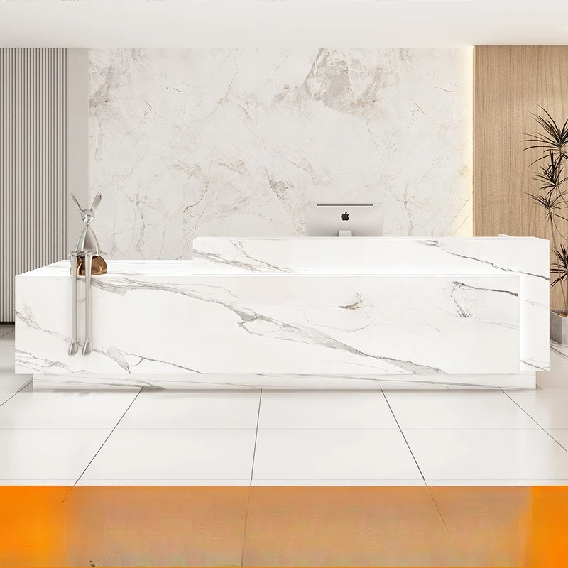 Bar checkout page Shop counter, simple modern light luxury bar table