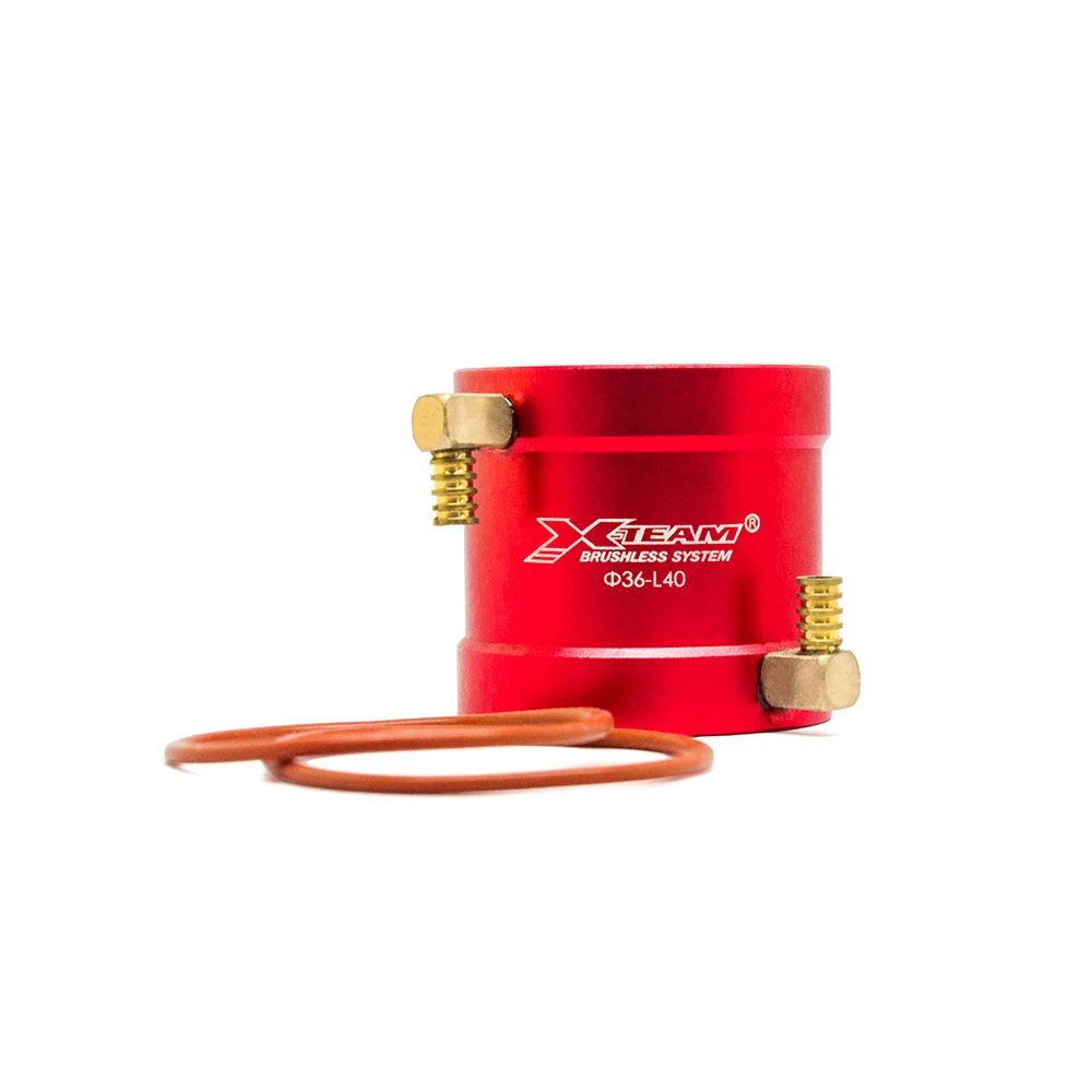 سترة تبريد المياه الخضراء X-TEAM 36-40 لمحرك بدون فرشاة 3650 3660 3665 مع قارب RC