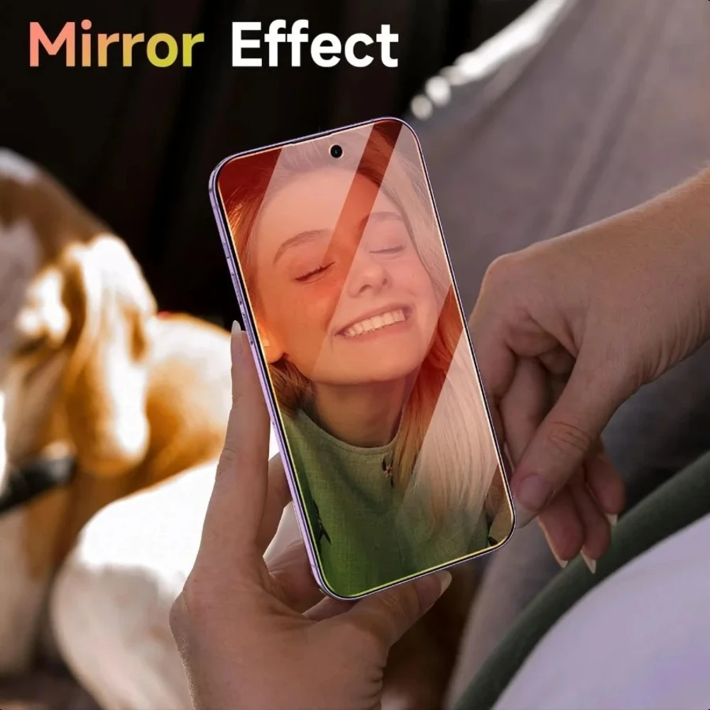 NNBILI 3-teiliger Blickschutz-Displayschutz geeignet für iPhone 18 Pro Max Schutzfolie blasenfrei kratzfest vollständige Abdeckung Farbverlauf – Detail 10
