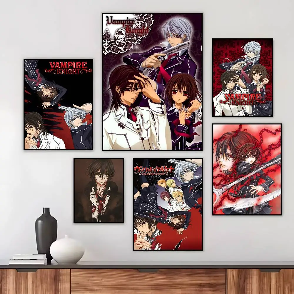 Classic Vintage Movie Vampire Knight Poster canvas HD aesthetic Printing Paper Wall Art for Living Room Bar fashion Home Decor