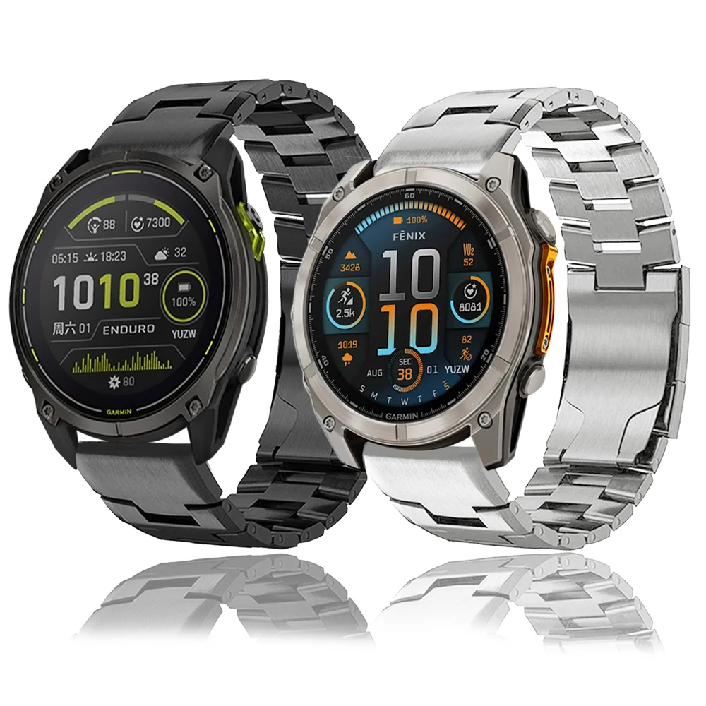 

QuickFit ремешок для часов Garmin Fenix 8 E 7 7X Pro 22 мм 26 мм ремешок из титанового сплава Enduro 3 2 Epix Gen 2/Pro Descent G1 Браслет