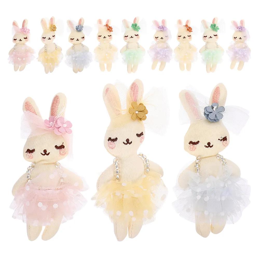 

12Pcs Stuffed Bunny Rabbit Small Soft Adorable Crocheted Animals Gifts Decorative Rabbit Ornament Bunny