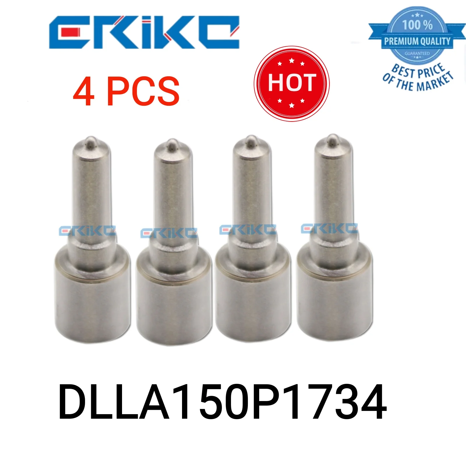 

4 PCS DLLA150P1734 Diesel Injector Nozzle DLLA 150 P 1734 Jet Spray Nozzle DLLA 150P1734 Black Needle Nozzle