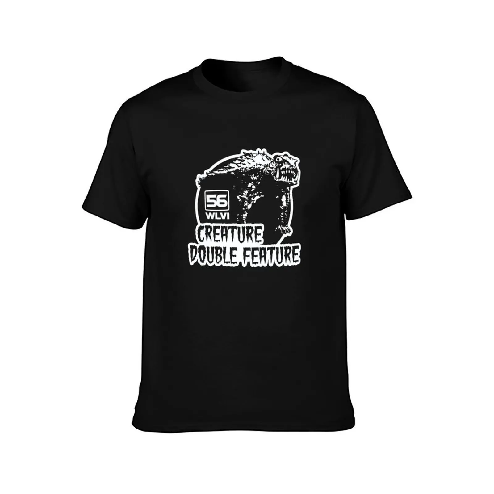 Creature Double Feature 56 T-Shirt Retro Graphic Print T-Shirt