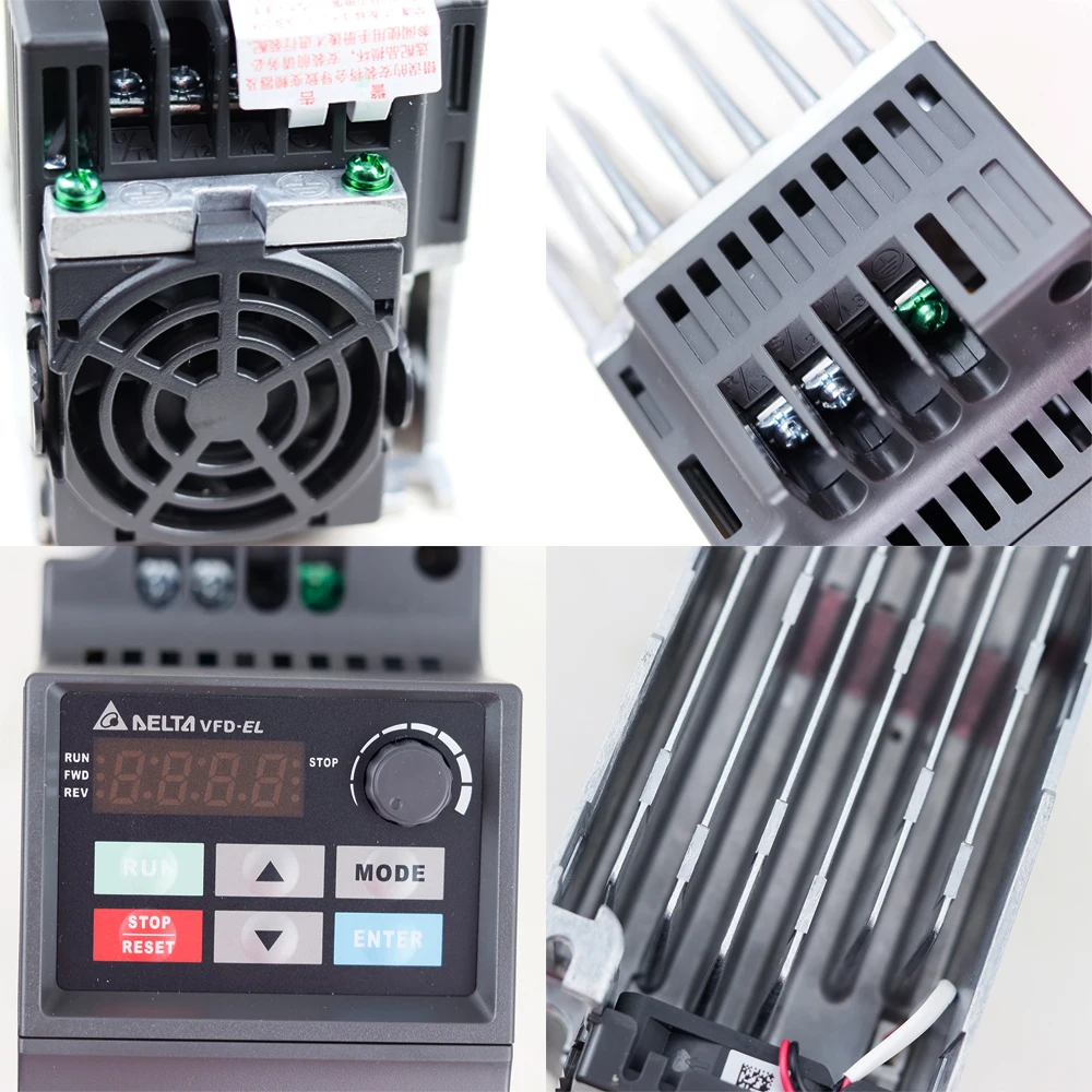 VFD007EL21A Frequency converter 750W 1HP in Box Built in EMC Filter Delta VFD-EL inverter AC230V 1-phase